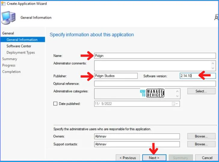 Pidgin Deployment Using SCCM Application EXE Model Fig.3