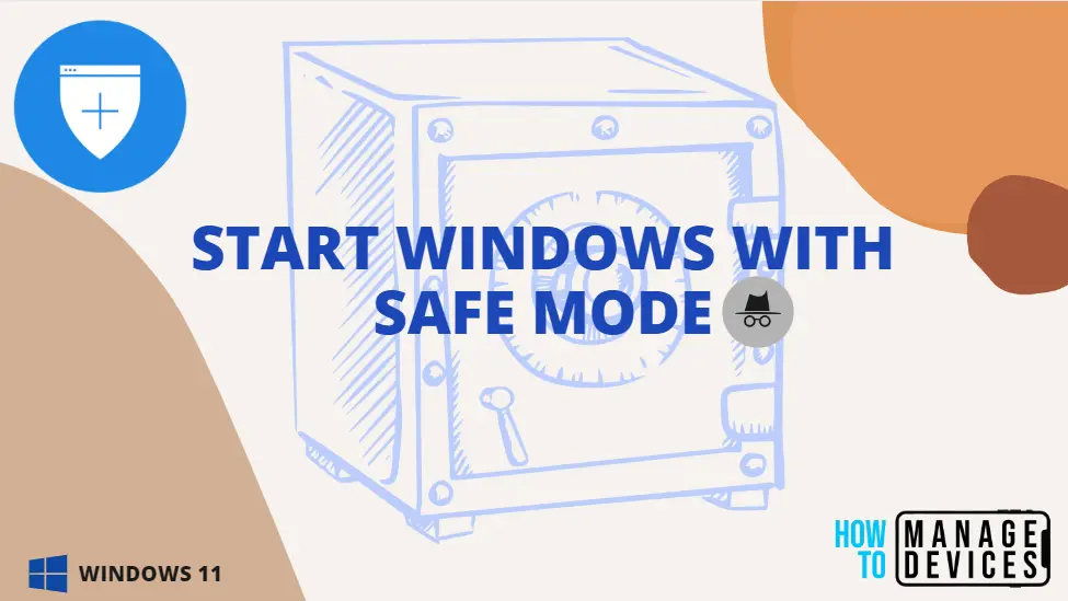 Windows 11 Safe Mode Options - How to Start Windows PC in Safe Mode -Fig.1