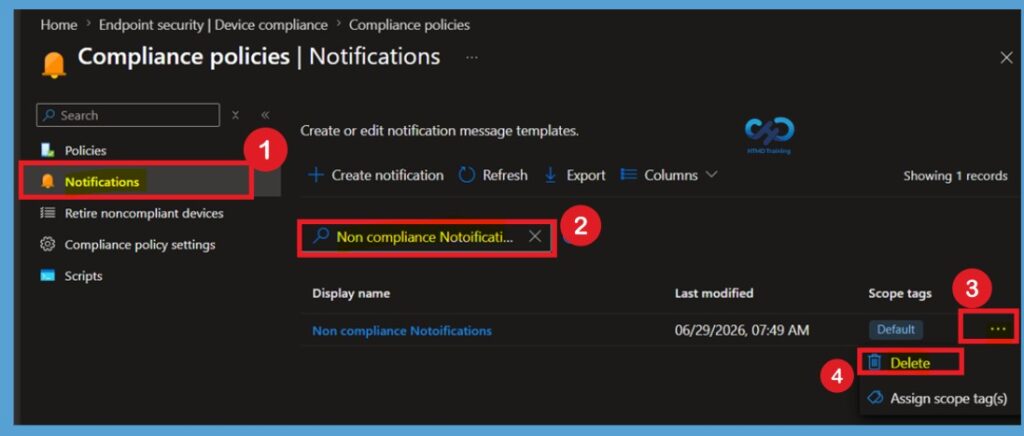 How to Configure Notifications for Noncompliant Devices in Microsoft Intune -Fig.12