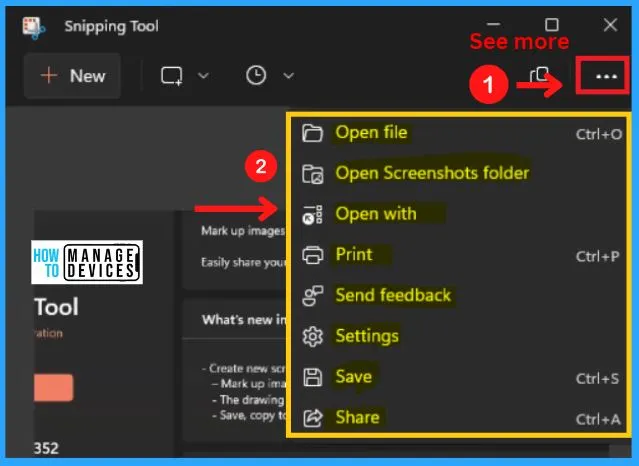 Snipping Tool in Windows 11 | Install and Use | Settings | Uninstall fig. 19