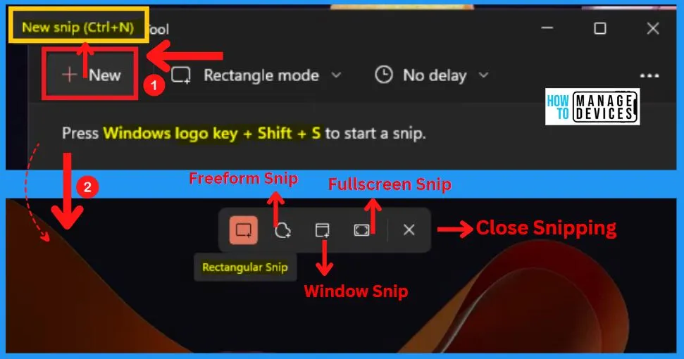 Snipping Tool in Windows 11 Latest Features | Settings | Uninstall fig. 6