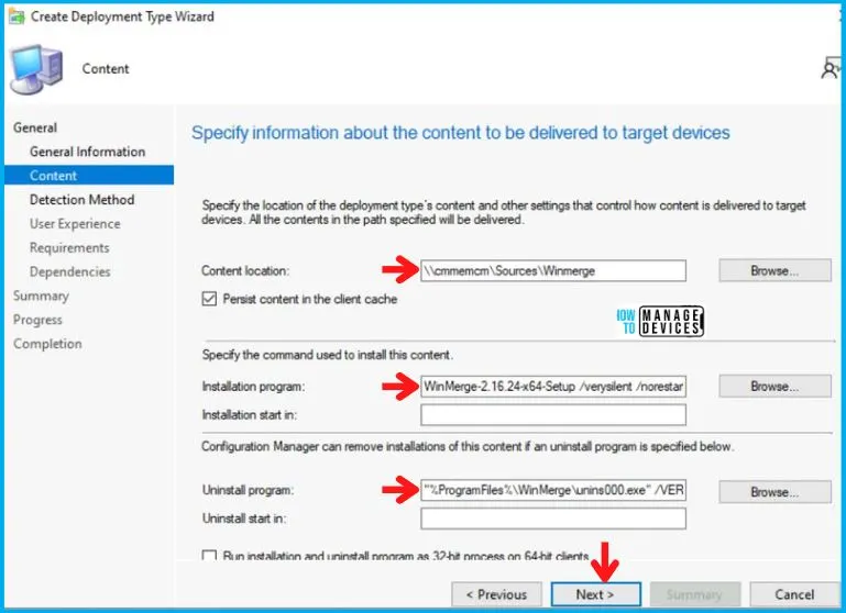 Deploy WinMerge using SCCM | Fix software could not be found Issue | Fig.6