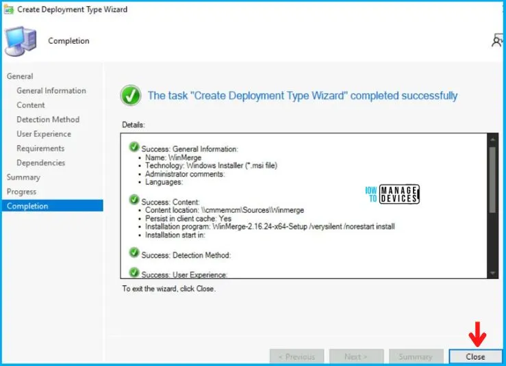 Deploy WinMerge using SCCM | Fix software could not be found Issue | Fig.9