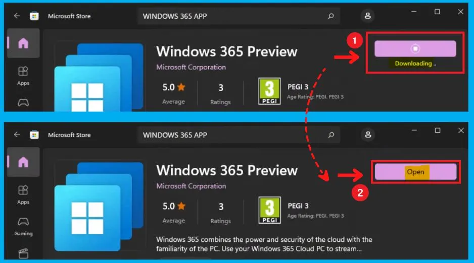 Windows 365 App Experience | Cloud PC Application for Windows Android iOS Mac fig. 8