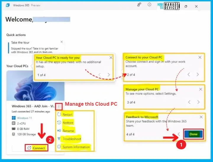 Windows 365 App Experience | Cloud PC Application for Windows Android iOS Mac fig. 13