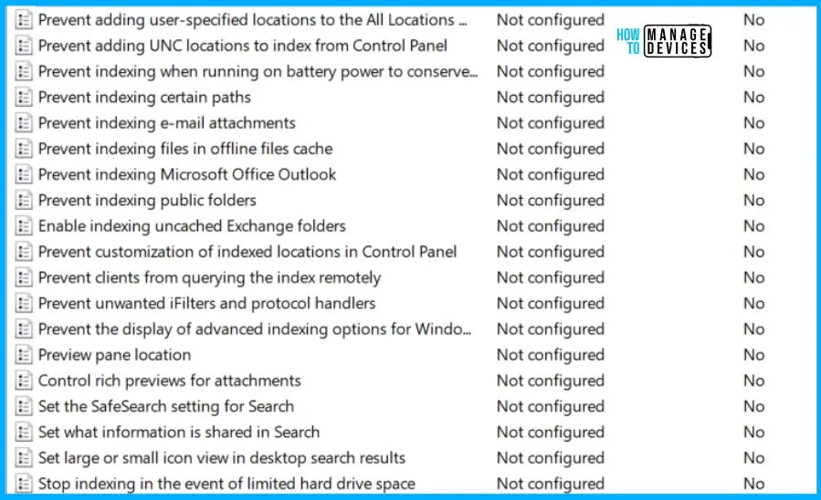 Control Search Options in Windows 11 using Policies | 42 Group Policy Settings | 14 Intune Policy Settings fig. 14