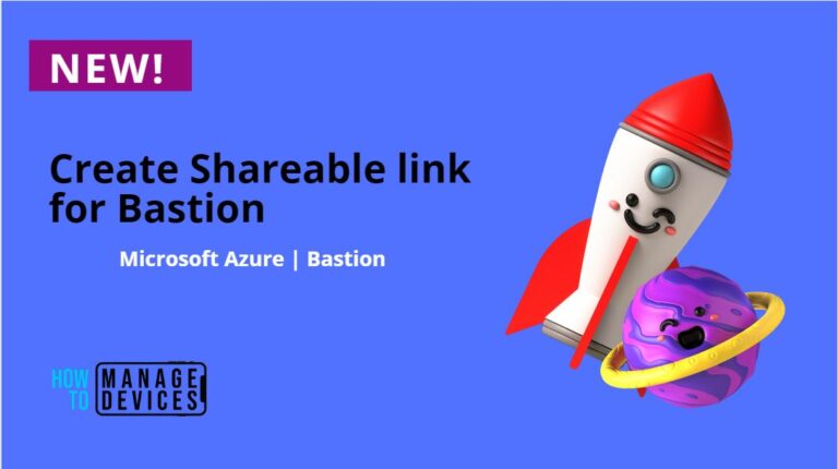 create shareable link for Azure Bastion host