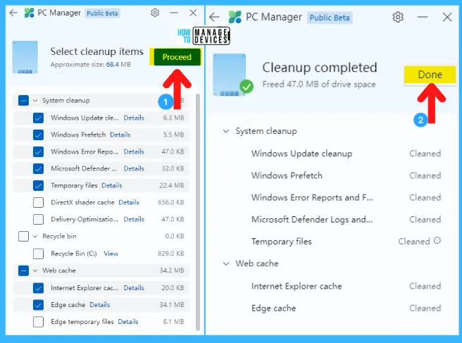 Microsoft PC Manager - Best PC Cleaner Application for Windows Fig.10