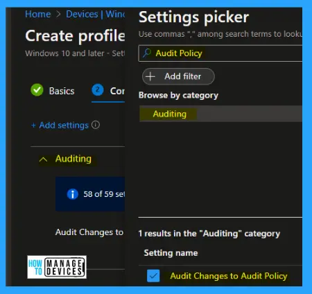 Configure Audit Policies in Windows 11 using GPO or Intune -Fig.14