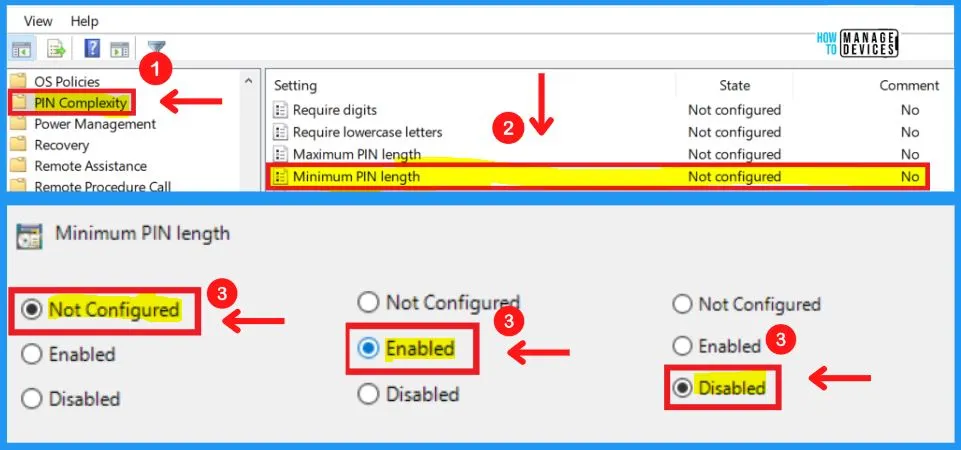 PIN Complexity in Windows 11 | 19 Group Policy Settings | 18 Intune Policy Settings fig. 11