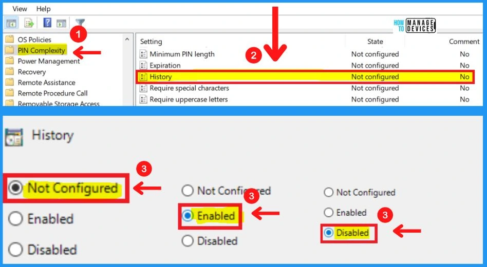 PIN Complexity in Windows 11 | 19 Group Policy Settings | 18 Intune Policy Settings fig. 13