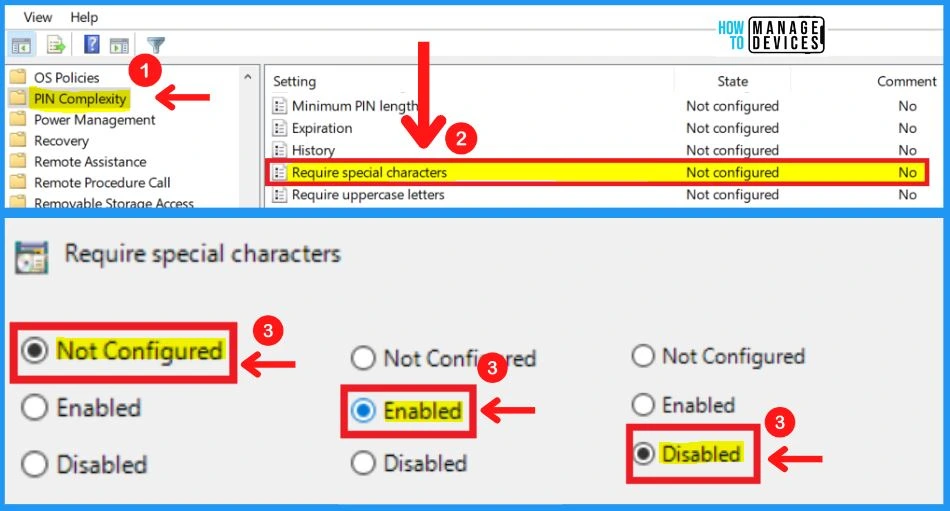 PIN Complexity Settings in Windows 11 | 19 Group Policy Settings | 18 Intune Policy Settings fig. 14