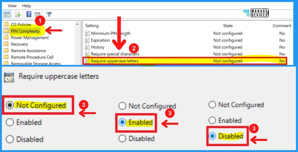 PIN Complexity Settings in Windows 11 | 19 Group Policy Settings | 18 Intune Policy Settings fig. 15