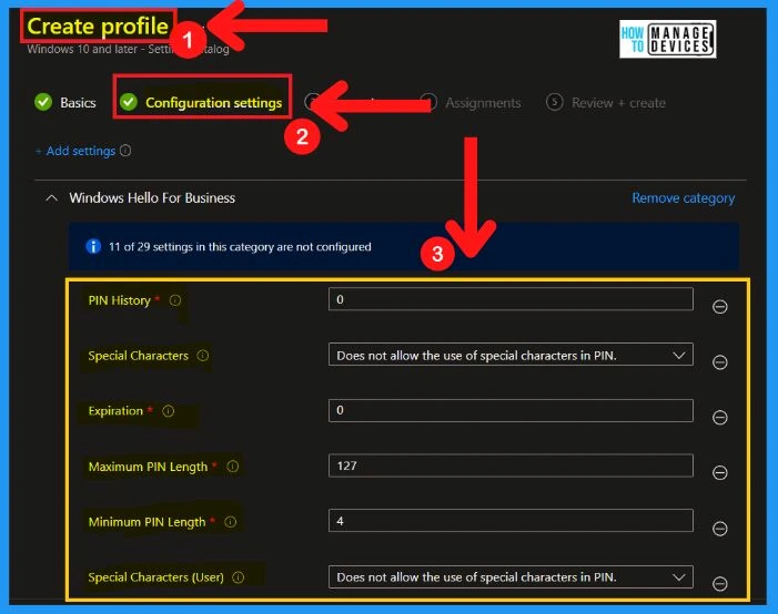 PIN Complexity in Windows 11 | 19 Group Policy Settings | 18 Intune Policy Settings fig. 18