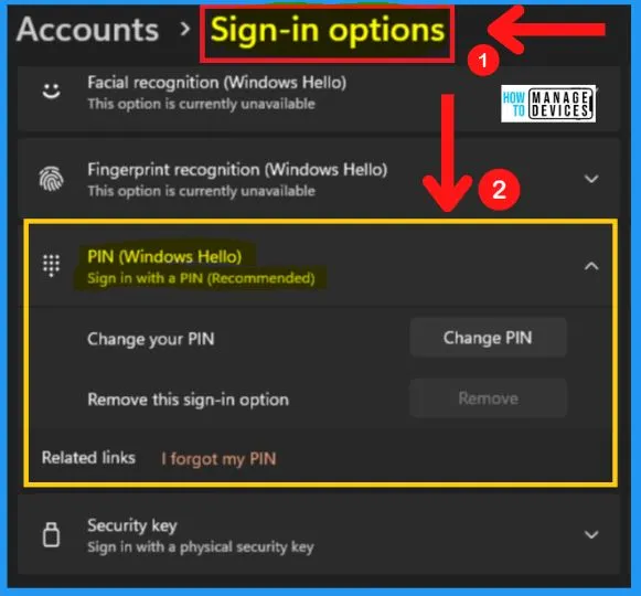 PIN Complexity in Windows 11 | 19 Group Policy Settings | 18 Intune Policy Settings fig. 3