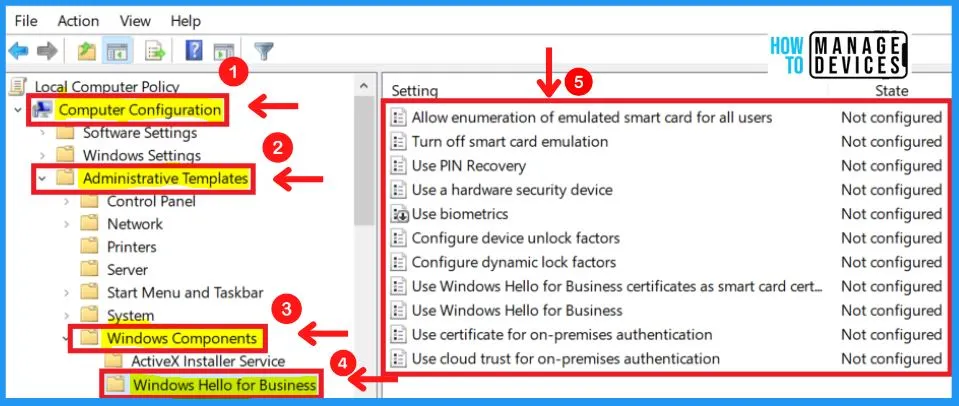 Configure PIN Complexity Settings in Windows 11| 19 Group Policy Settings | 18 Intune Policy Settings fig. 5