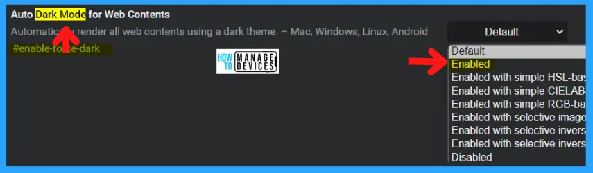 Enable Dark Mode for Web Content in Microsoft Edge | Windows 11 7 Enable Dark Mode for Web Content in Microsoft Edge | Windows 11 - Fig.7