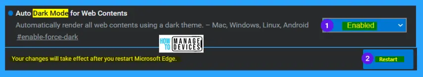 Enable Dark Mode for Web Content in Microsoft Edge | Windows 11 8 Enable Dark Mode for Web Content in Microsoft Edge | Windows 11 - Fig.8