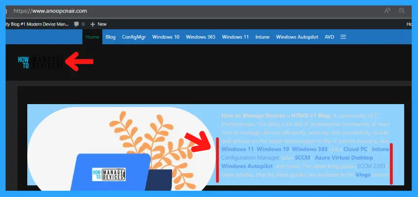 Enable Dark Mode for Web Content in Microsoft Edge | Windows 11 14 Enable Dark Mode for Web Content in Microsoft Edge | Windows 11 - Fig.14