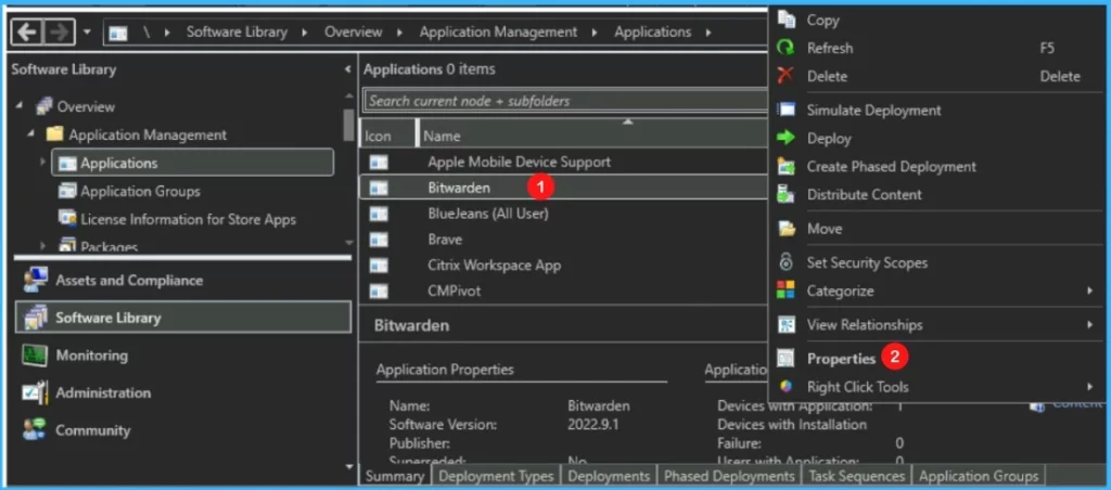 Display Featured Apps in Software Center using SCCM Fig.1