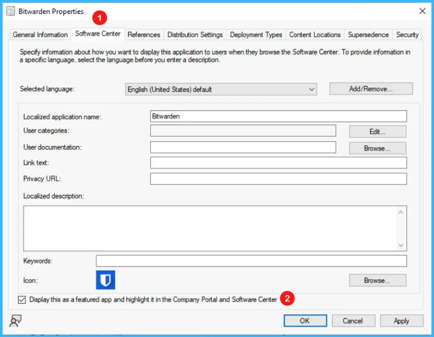 Display Featured Apps in Software Center from SCCM Fig.2