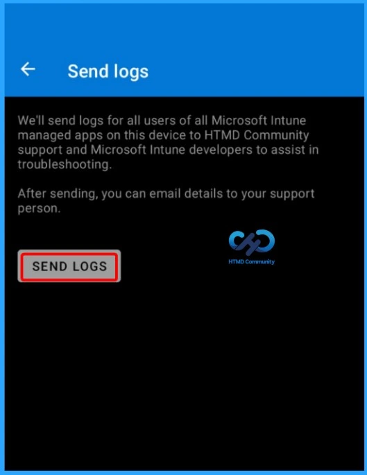 How to Collect Intune Company Portal Logs from Android Device - Fig.3