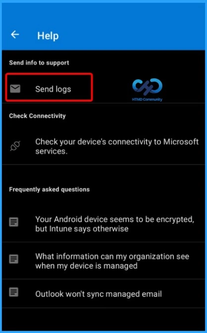 How to Collect Intune Company Portal Logs from Android Device - Fig.2
