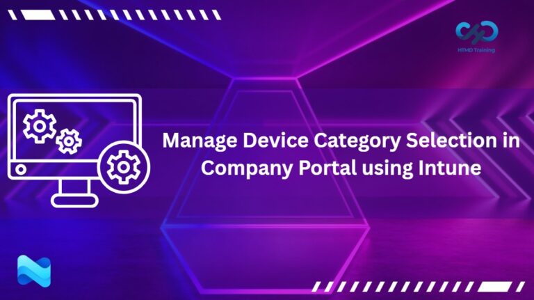 Control Device Category Selection in Company Portal using Intune 3