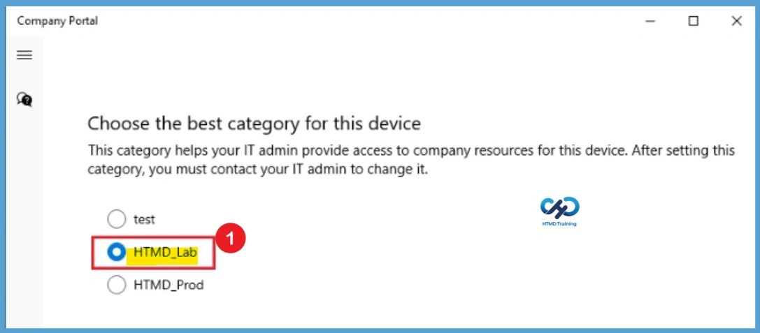 Control Device Category Selection in Company Portal using Intune 6 Control Device Category Selection in Company Portal using Intune- Fig.5