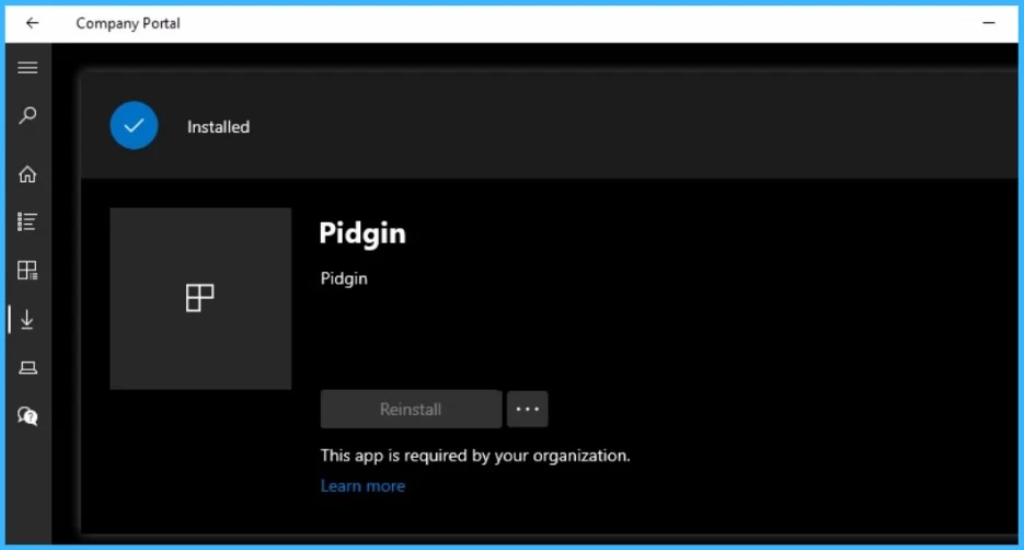 Pidgin Deployment Using Intune EXE Deployment Guide Fig.11