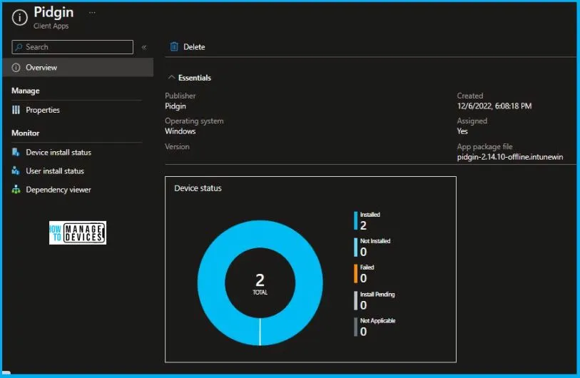 Pidgin Deployment Using Intune EXE Deployment Guide Fig.11