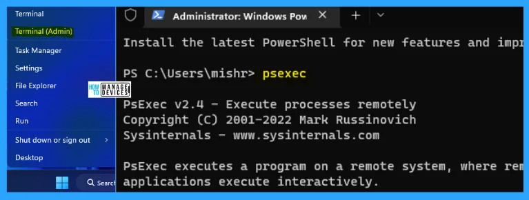 How to Use PsExec Utility Tool in Windows 11 -Fig.14