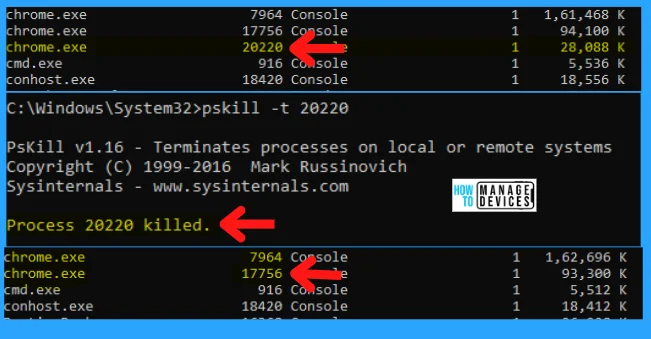 How to Kill Process Using PsKill in Windows 11 -Fig.8