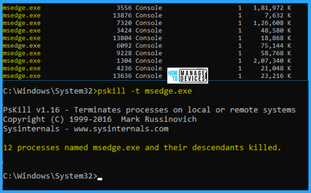How to Kill Process Using PsKill in Windows 11 9 How to Kill Process Using PsKill in Windows 11 -Fig.9