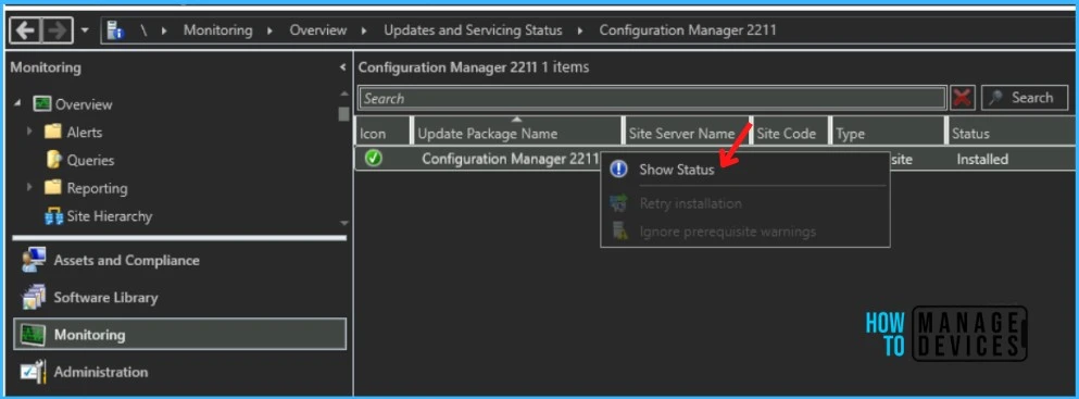 SCCM 2211 Upgrade Step by Step Guide New Features Fig.11