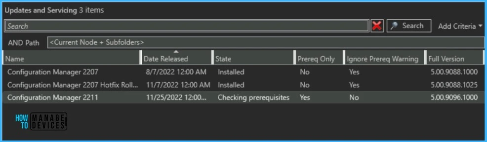 SCCM 2211 Upgrade Step by Step Guide New Features Fig.4