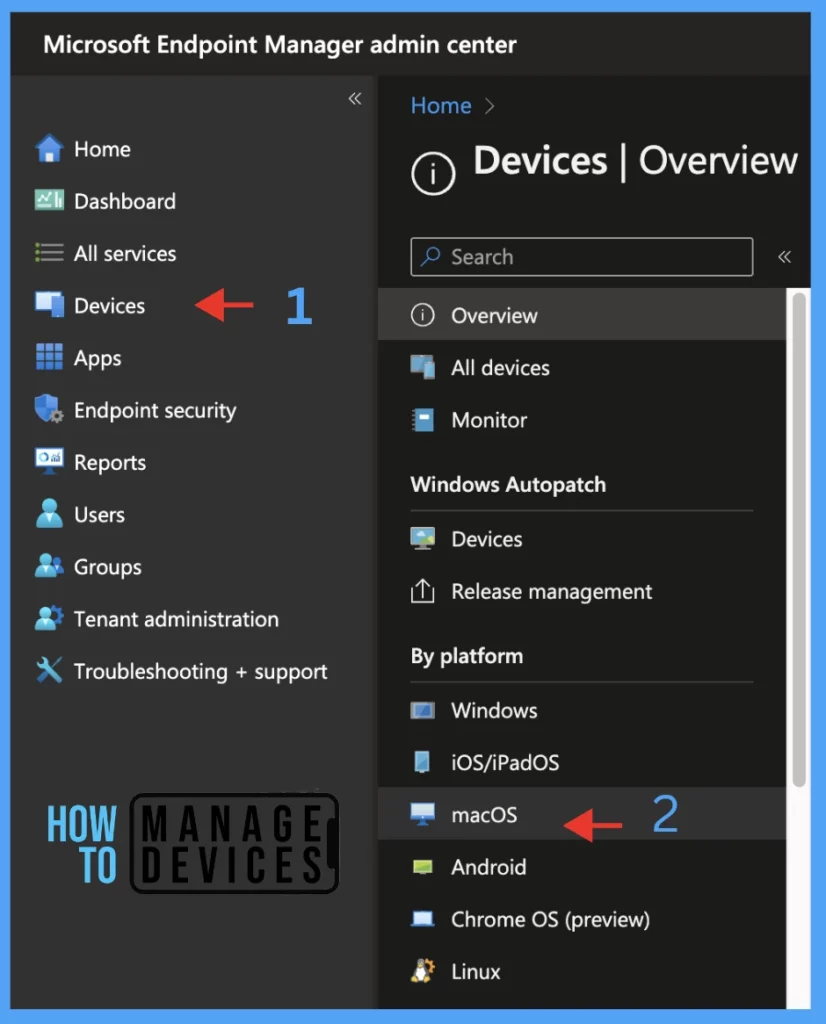 Check here out the Steps to enroll macOS in Intune -Fig. 2
