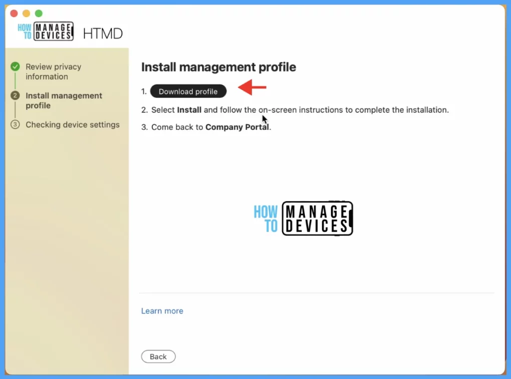 Check here out the Steps to enroll macOS in Intune -Fig. 24