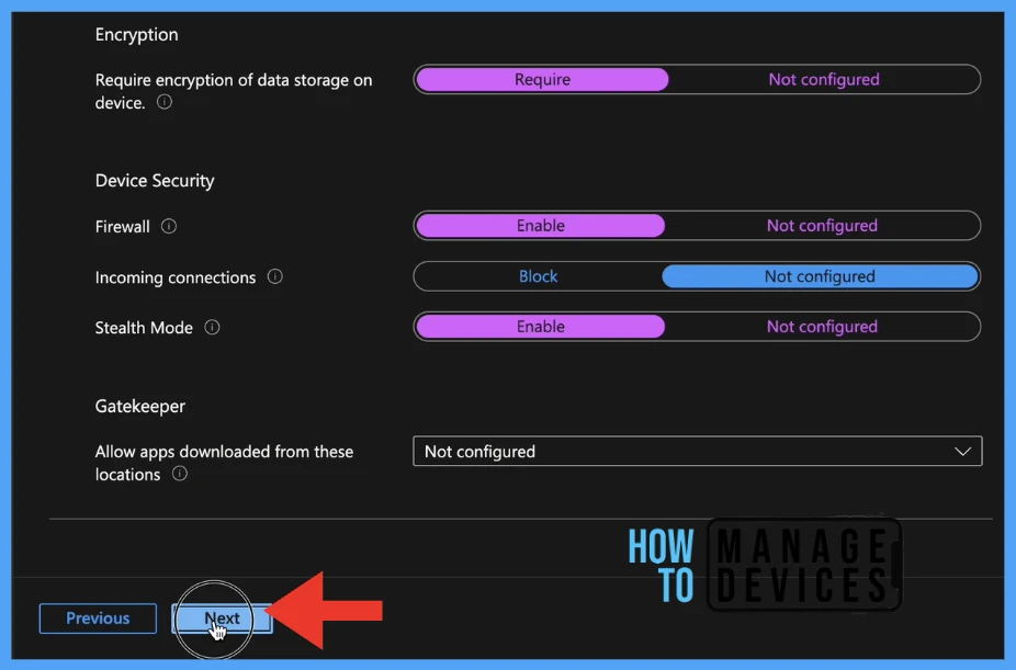 Configure macOS Compliance Policy in Intune for Devices Fig.6