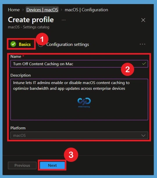 Disable Content Caching on macOS Devices to Control Local Content Storage using Intune 4 Disable Content Caching on macOS Devices to Control Local Content Storage using Intune -Fig.3