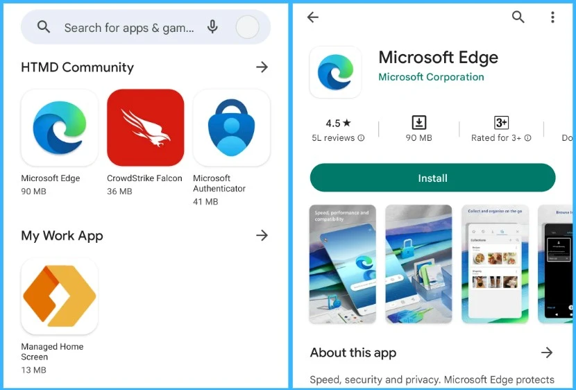 Organize Intune Managed Google Play Store Apps in Collections Fig.8