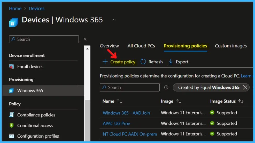 Configure Single Sign-on SSO for Windows 365 Azure AD Joined Cloud PC Fig.8