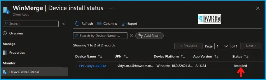 Deploy WinMerge using Intune Fig.12