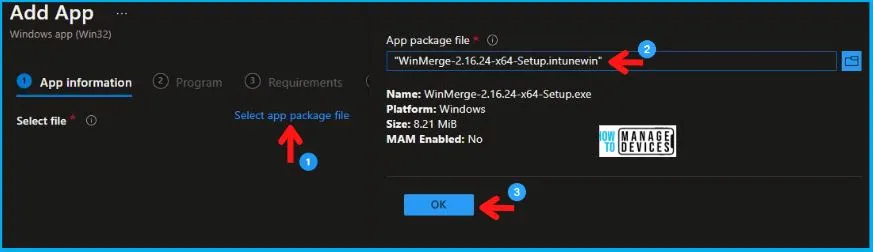 Deploy WinMerge using Intune Fig.3