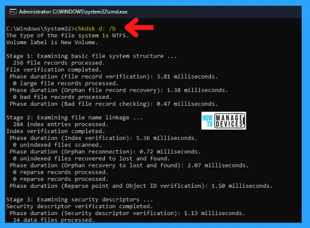 Use CHKDSK Tool to Fix Windows Issues -Fig.11