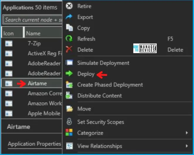 Airtame Deployment Using SCCM Application MSI Model Fig.10