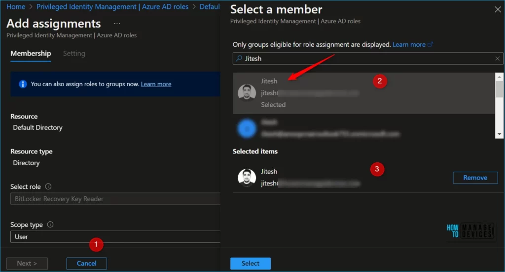 Assign Azure AD Roles Using Privileged Identity Management PIM Fig.5