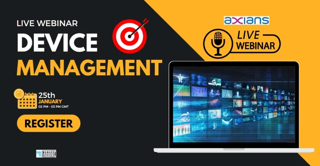 HTMD Newsletter from 9th to 13th January 2023 10 Changes in Device Management Technologies Free Webinar 9th to 13th January 2023