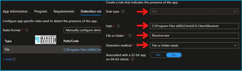 Citrix Receiver Workspace Application Installation using Intune Fig.8