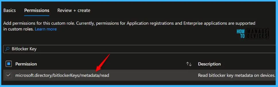Configure RBAC Roles for BitLocker Recovery Key Reader in Azure AD Fig.4